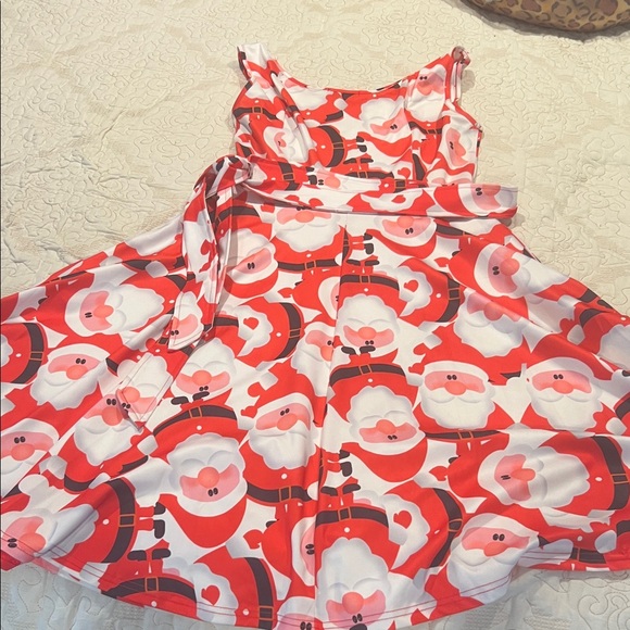 Santa Claus Sleeveless Dress - Picture 3 of 3